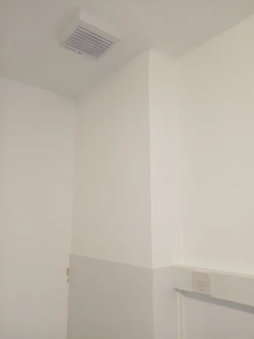 Ceiling extract fan in dental clinic