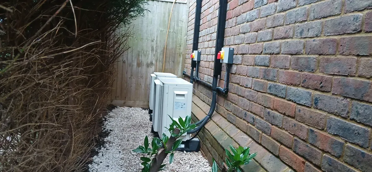 Professional air conditioning installation by our Brighton engineers at a seafront Regency property