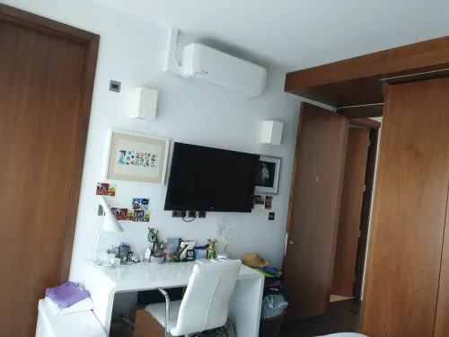 Fourth wall mounted Mitsubishi air conditioning unit in a Kingston home