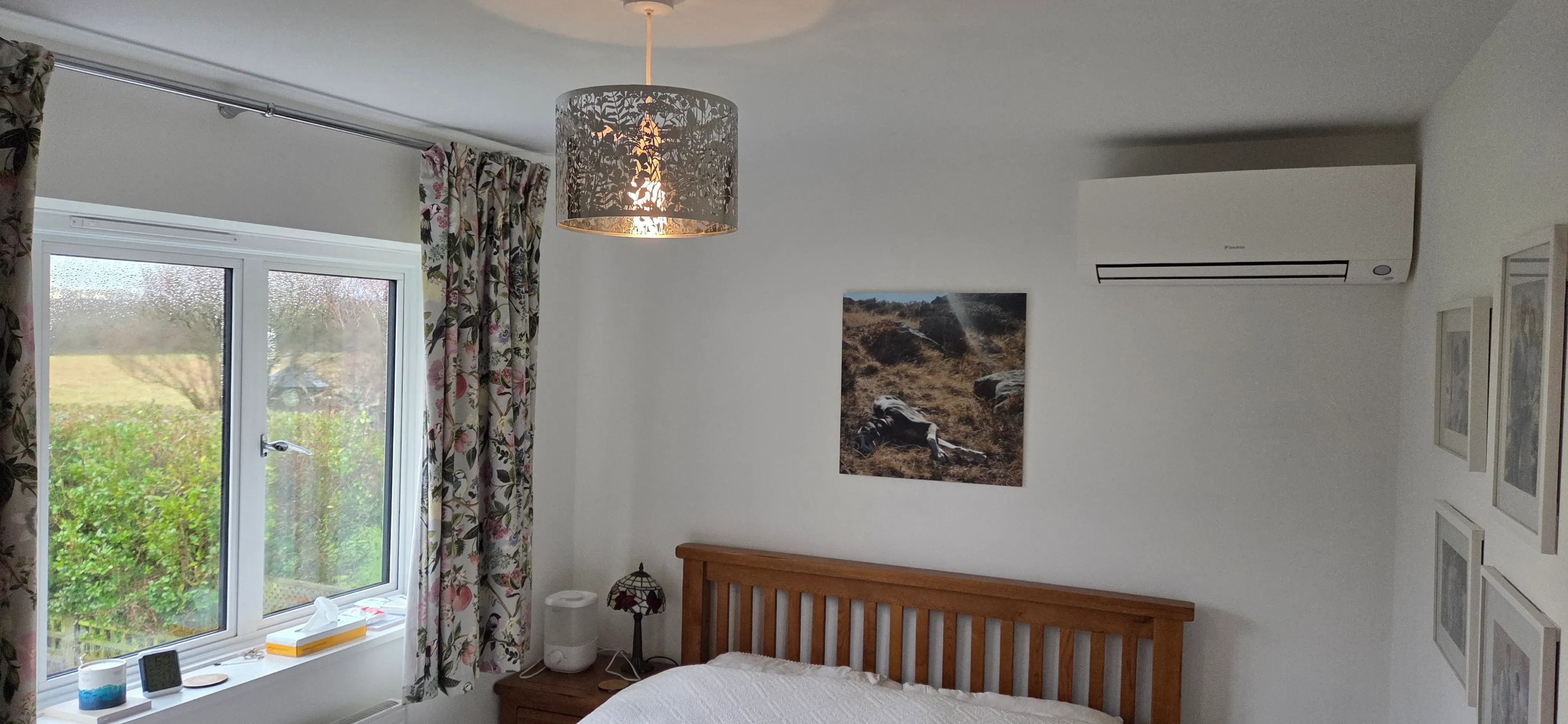 Daikin Emura wall-mounted air conditioning unit in a Shoreham home