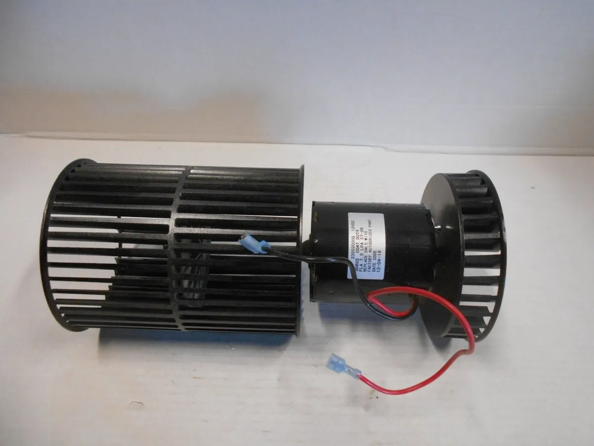Motor replacement due to contamination damage MVHR fan motor removed for repair after prolonged unfiltered use