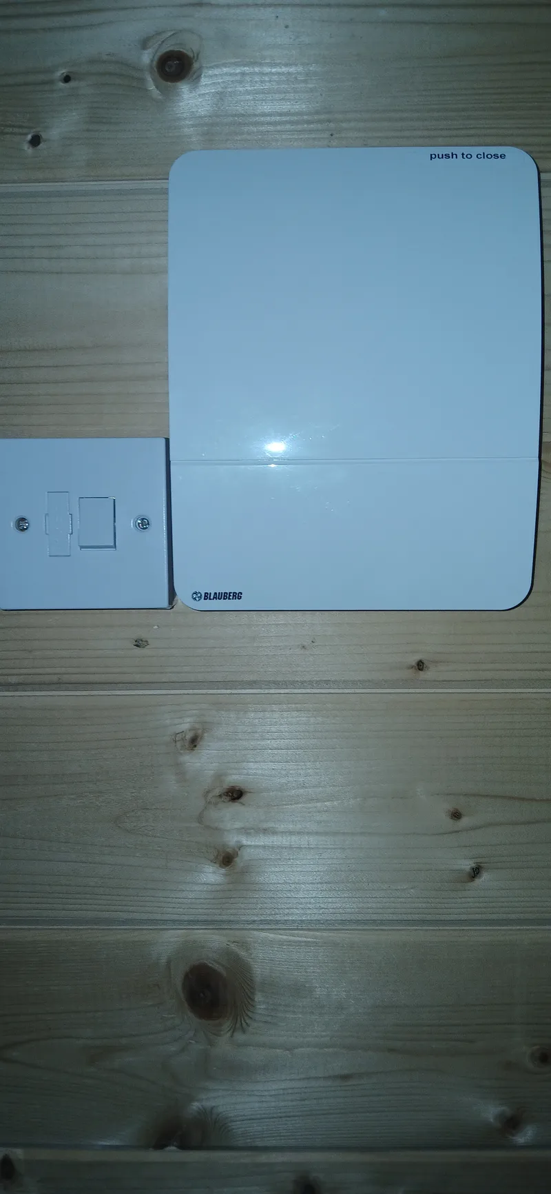 Close-up of Blauberg VENTO Expert dMVHR unit showing controls and fascia